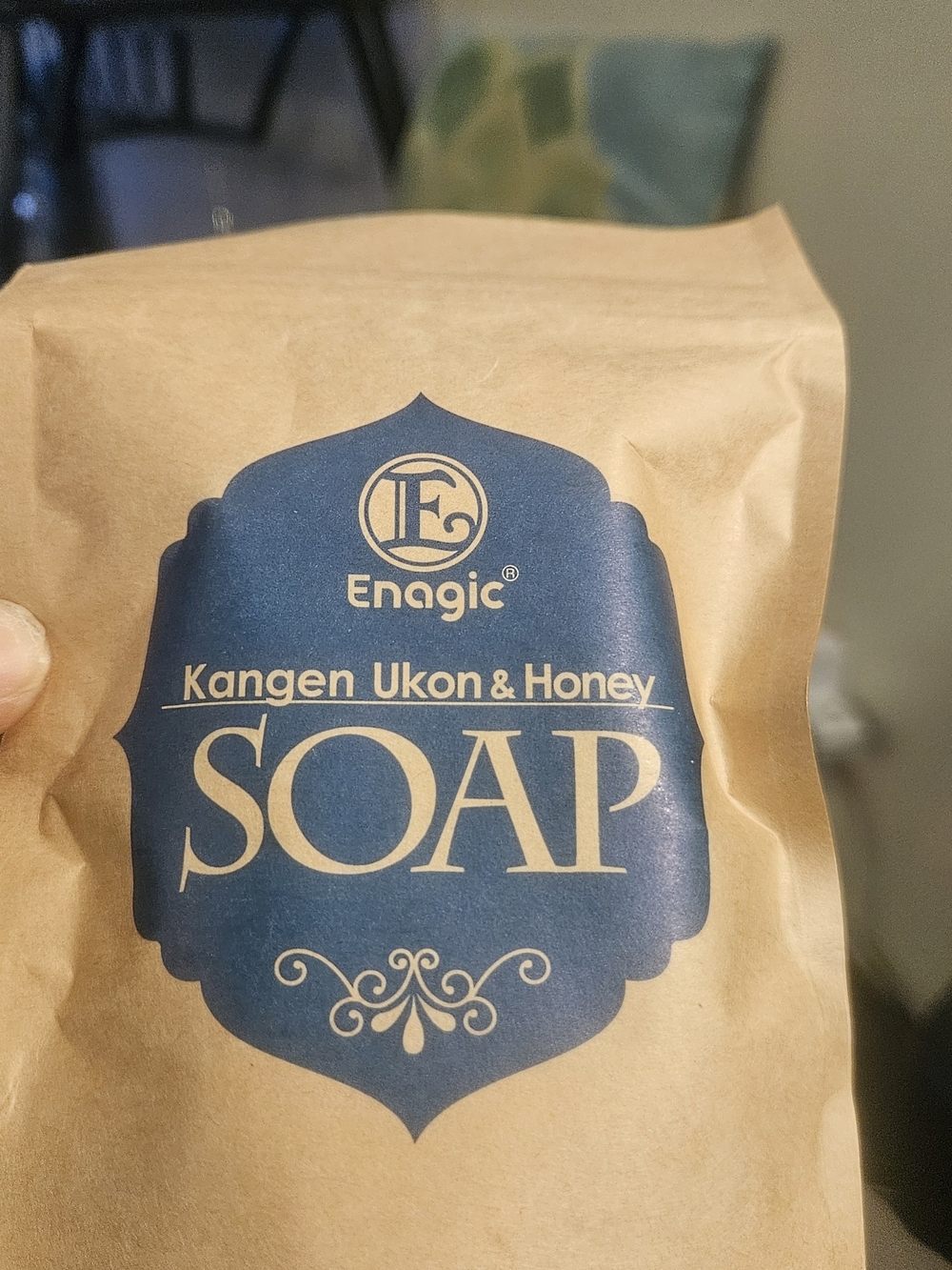 Kangen Ukon & Honey Soap — Blue Packaged Bath Bar